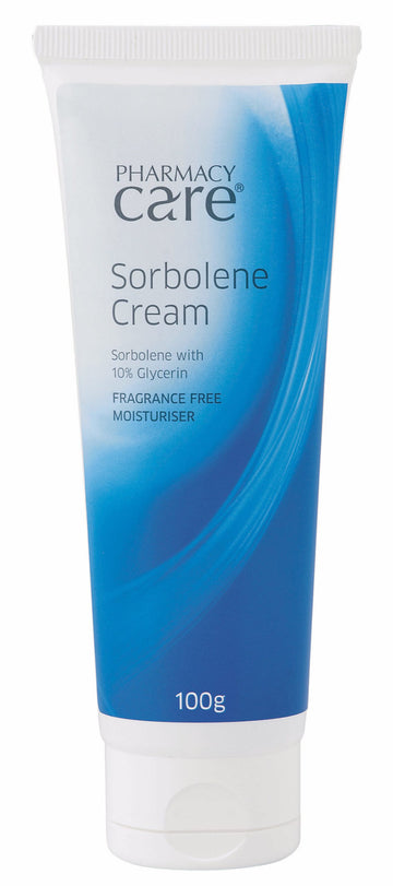Pharmacy Care Sorbolene Cream 100G Tube Lotion Dry Skin Moisturiser Glycerin