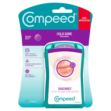 Compeed Total Care Cold Sore Patch 15Pk