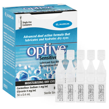 Optive Eye Drops 0.4Ml Ud Sens 30Pk