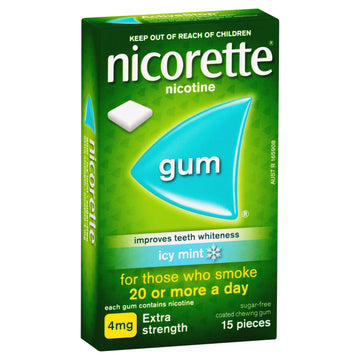 Nicorette Gum Icy Mint 4Mg 15Pk