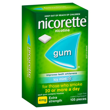 Nicorette Gum Icy Mint 4Mg 105Pk