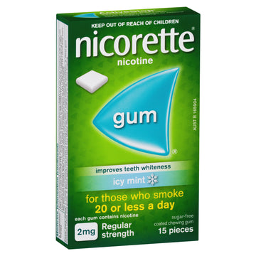 Nicorette Gum Icy Mint 2Mg 15Pk