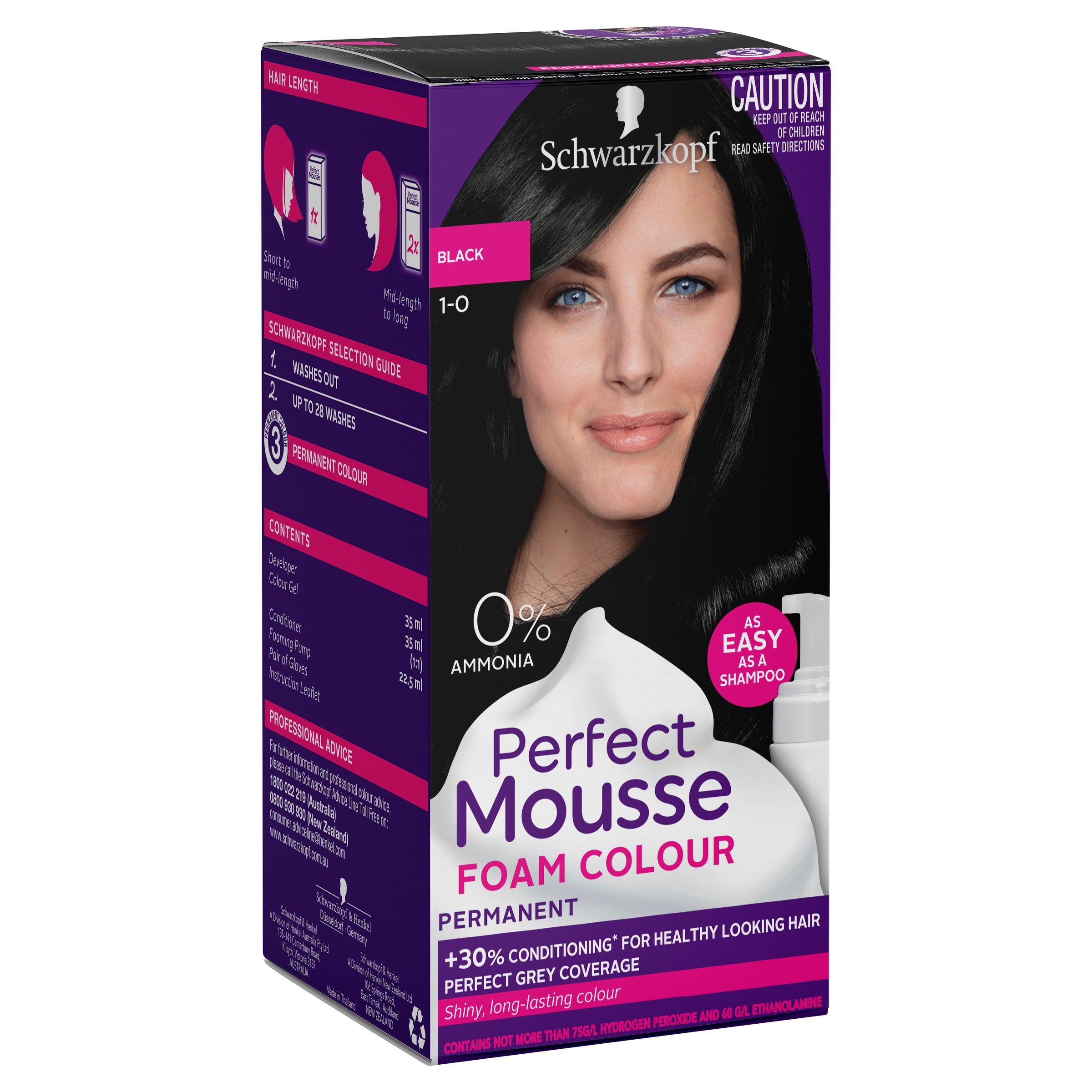 Perfect Mousse 1.0 Black | AHPC Pharmacy Outlet