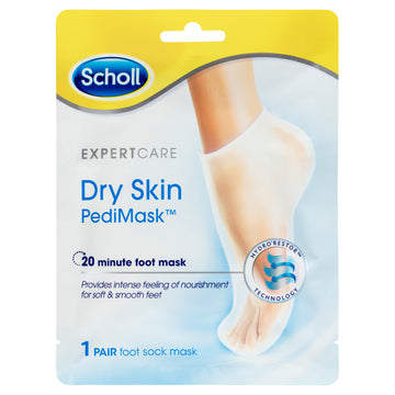 Scholl EXPERTCARE Dry Skin Foot PediMask 1 Pair