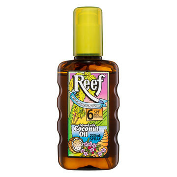 Reef Coconut Sun Tan Oil Spray Spf 6 220Ml