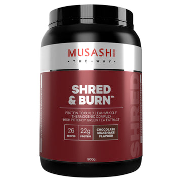 Musashi Shred Burn Choc 900G