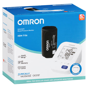 Omron Hem7156 Blood/P Monitor