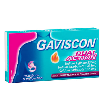 Gaviscon Dual Action Berry 16Tab