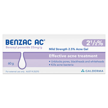 Benzac Ac Gel 2.5% 60G