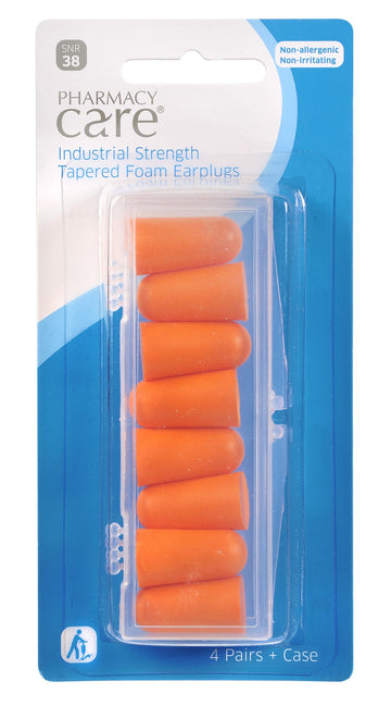 Phcy Care Ear Plugs Tpr Foam 4 Pairs