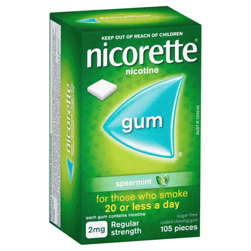 Nicorette Gum Spearmnt 2Mg 105Pk