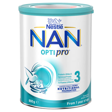 Nestle Nan Optipro Stage 3 Premium Toddler Formula 800g 1+ Year Baby Milk Powder