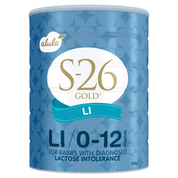 S-26 Alula Gold L.I 0-12 Months Lactose Intolerance 900g Milk Powder Formula