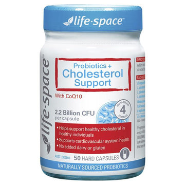 Life Space Probiotic + Cholesterol Support 50 Capsules