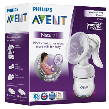 Philips Avent Comfortable Manual Breast Pump Compact With Soft Massage Cushion