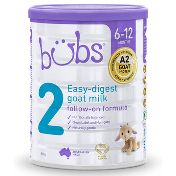 Bubs Stage 2 Goat Milk Follow-on Formula 800g 6-12 Months Infant Powder Drink