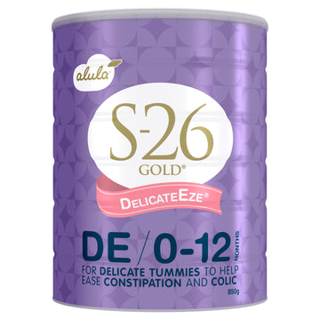S-26 Alula Gold Powder DelicateEze 0-12 Months 850g Baby Infant Feeding Formula