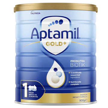 Aptamil Gold Plus 1 Pronutra Biotik Formula 900g 0-6 Months Infant Milk Powder