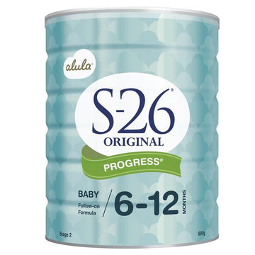 S-26 Alula Original Progress 6-12 Months Stage 2 900g Baby Infant Powder Formula