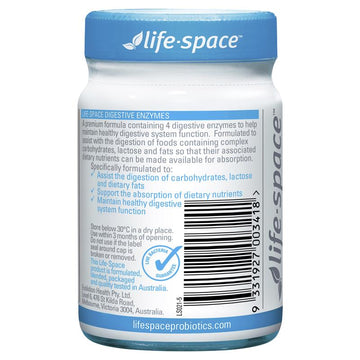Life Space Digestive Enzymes 60 Capsules
