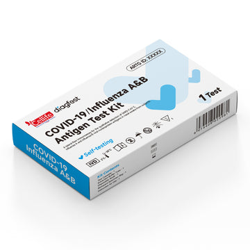 Cellife Diagfest Covid-19 / Influenza A & B Antigen Test Kit Single Pack (3 in 1)