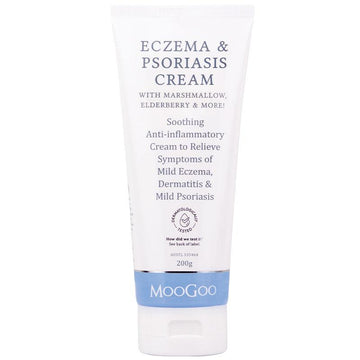 MooGoo Eczema & Psoriasis Cream With Marshmallow & Elderberry 200g