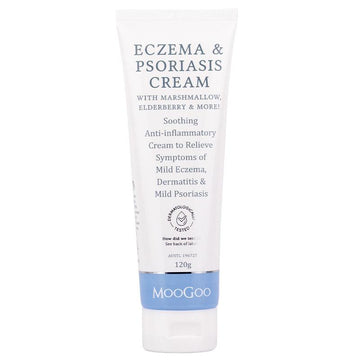 MooGoo Eczema & Psoriasis Cream With Marshmallow & Elderberry 120g