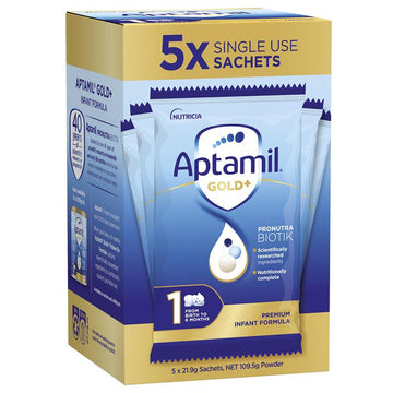 Aptamil Gold+ Stage 1 Premium Infant Formula 0-6 Months Baby Milk Powder 109.5g