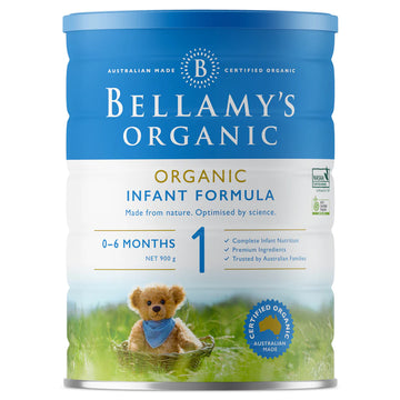 Bellamy's Organic Infant Formula Step 1 900g 0-6 Months Baby Milk Powder Drink