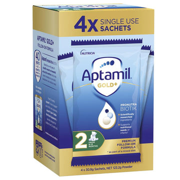 Aptamil Gold+ Stage 2 Follow-on Formula 123.2g 6-12 Months Infant Milk Powder