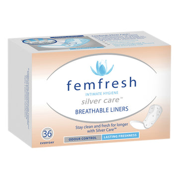 Femfresh Women Ultra Thin Breathable Panty Liners Disposable Napkin Pads 36pcs