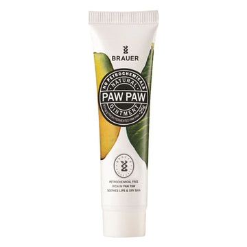Brauer Paw Paw Natural Ointment Tube Soothing Dry Lips Skin Care Moisturiser 25g