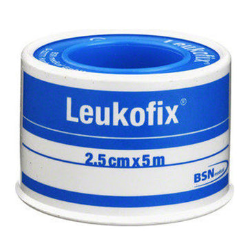 Bsn Leukofix Tape Fixation Plasters Roll Bandages First Aid White 2.5Cm x 5M