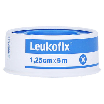 Bsn Leukofix Tape Fixation Plaster Roll Bandages First Aid White 1.25Cm x 5M