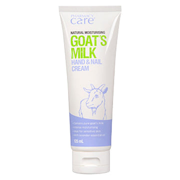 Pharmacy Care Goat'S Milk Hand & Nail Cream 125Ml Bottle Moisturiser Skin Care