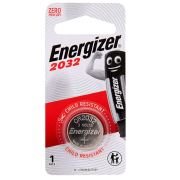 Energizer ECR2032 Lithium Coin Battery Watch Batteries Long Lasting Power 3V