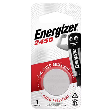 Energizer ECR2450 Lithium Coin Battery Watch Device Batteries Long Lasting Power