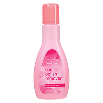 Pharmacy Care Nail Polish Remover Non Acetone 125Ml Bottle Manicure Pedicure