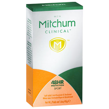 Mitchum Clinical for Men Sport Antiperspirant & Deodorant 48Hr Protection 45g