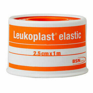 Bsn Leukoplast Elastic Tape Bandages Dressings Wound Care Tan Colour 2.5Cm x 1M