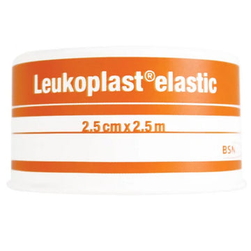 Bsn Leukoplast Elastic Tape Bandage Dressings Wound Care Tan Colour 2.5Cm x 2.5M