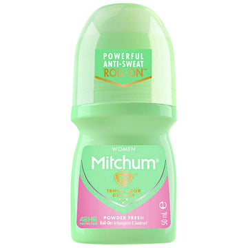 Mitchum Women Powder Fresh Deodorant Antiperspirant 48H Protection Roll On 50mL