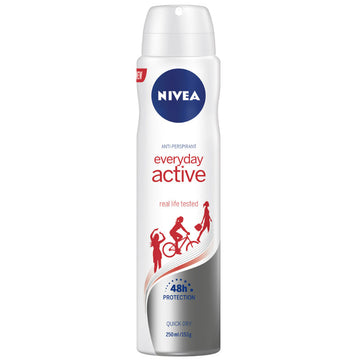 Nivea Everyday Active Deodorant Anti Perspirant 250mL 48h Sweat Odour Protection