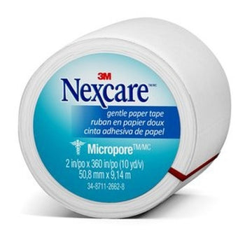 Nexcare Micropore Paper Tape 50Mm White Adhesive Gentle Latex Free First Aid