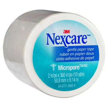 Nexcare Micropore Paper Tape 50Mm White Adhesive Gentle Latex Free First Aid