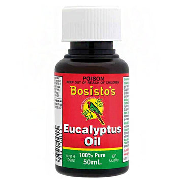 Bosisto's Natural Antiseptic Kills Germs Bacteria Eucalyptus Essential Oils 50mL