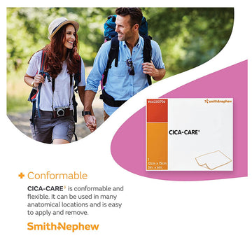 Smith & Nephew Cica-Care Gel Sheet Scar Treatment Plaster Dressings 12Cm x 15Cm