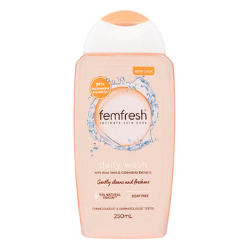 Femfresh Aloe Vera & Calendula Extracts Daily Feminine Intimate pH Wash 250mL