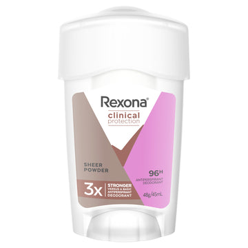 Rexona Clinical Protection Antiperspirant Deodorant Sheer Powder 45mL