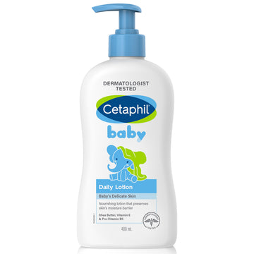 Cetaphil Baby Daily Lotion With Shea Butter Hypoallergenic Moisture Pump 400mL